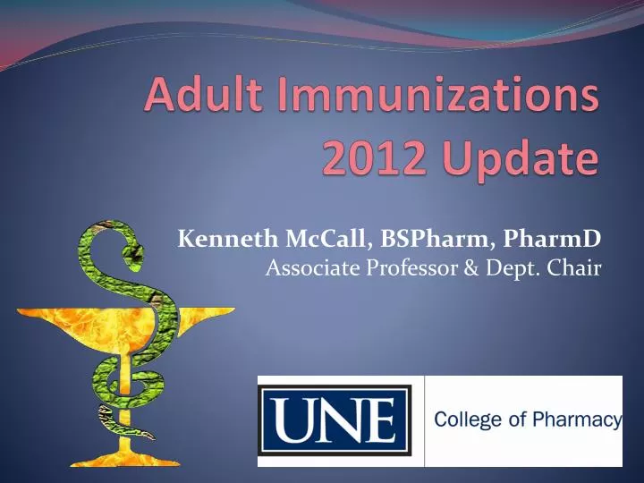 adult immunizations 2012 update n.
