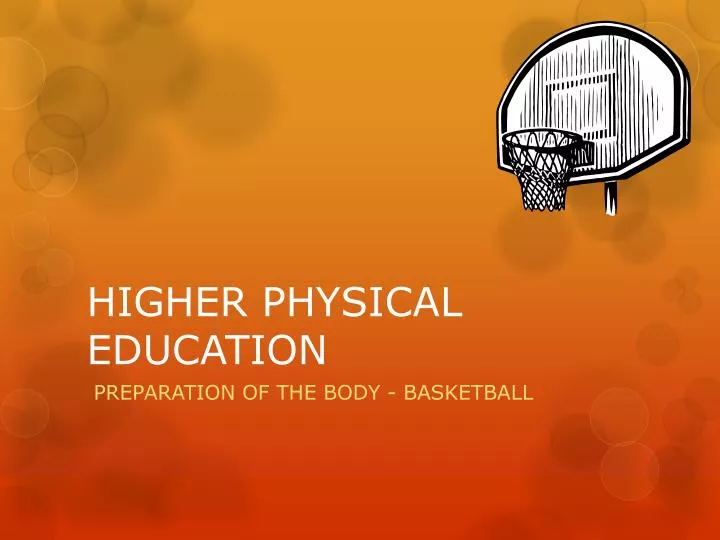 higher physical education n.