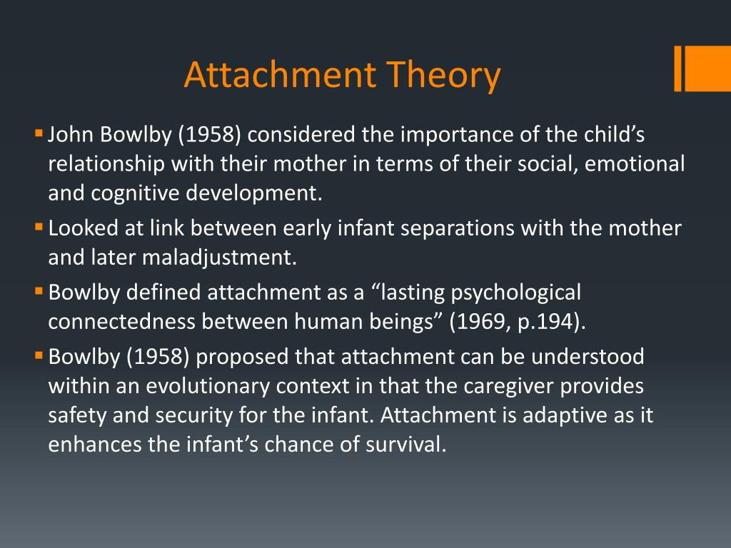 powerpoint presentation on attachment theory