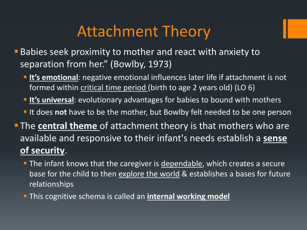 powerpoint presentation on attachment theory