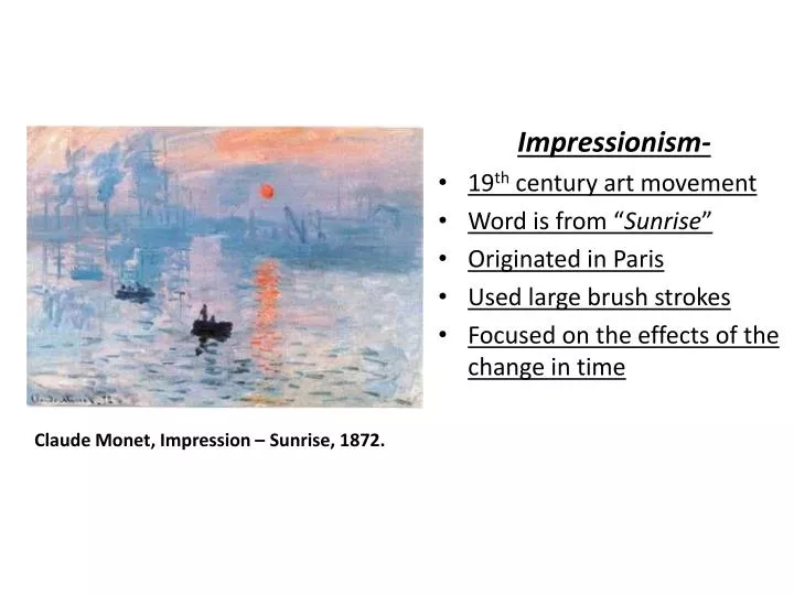 history of monet impression sunrise 1872 history of monet impression sunrise 1872