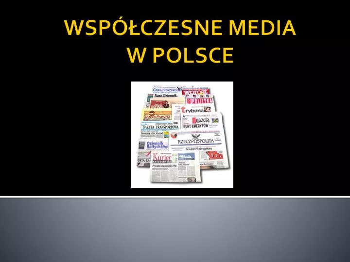 wsp czesne media w polsce n.