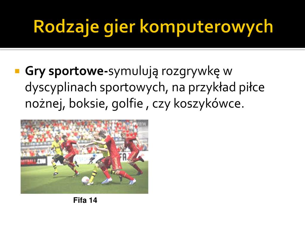 Przeczytaj Trzy Opisy Różnych Gier Komputerowych PPT - Gry komputerowe rozwijają czy uzależniają? PowerPoint