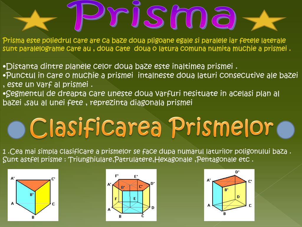 PPT - Aplicatii ale ariilor si volumelor prismelor in cotidian PowerPoint  Presentation - ID:2043101