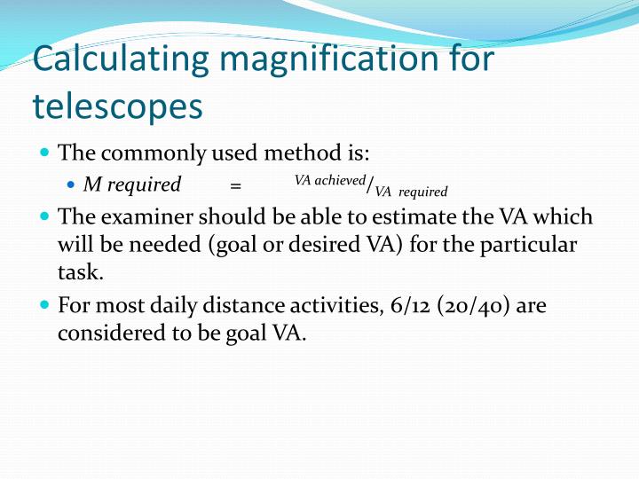 PPT Calculations of magnification PowerPoint Presentation ID2043286