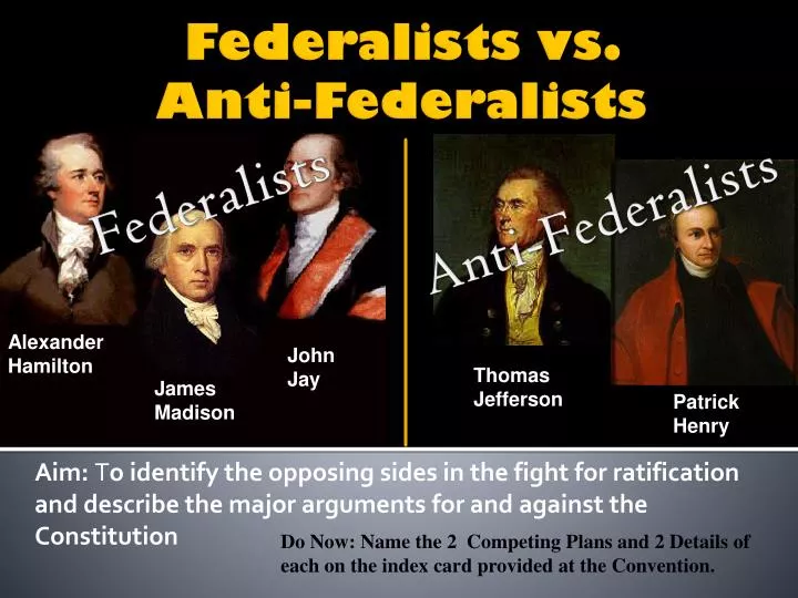 essay about federalist vs anti federalist