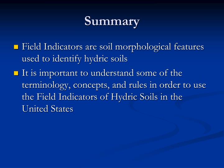 PPT - Field Indicators of Hydric Soils in the United States PowerPoint ...