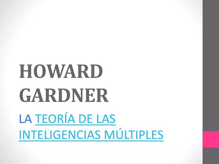 howard gardner n.