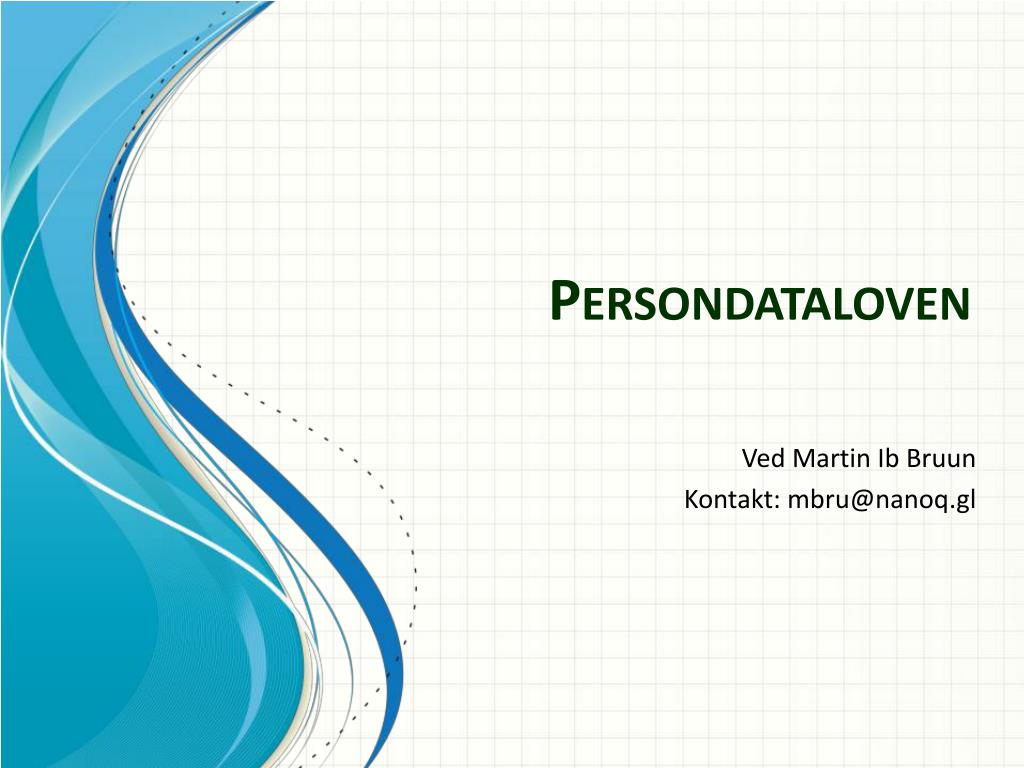 PPT - Persondataloven PowerPoint Presentation, free download - ID ...