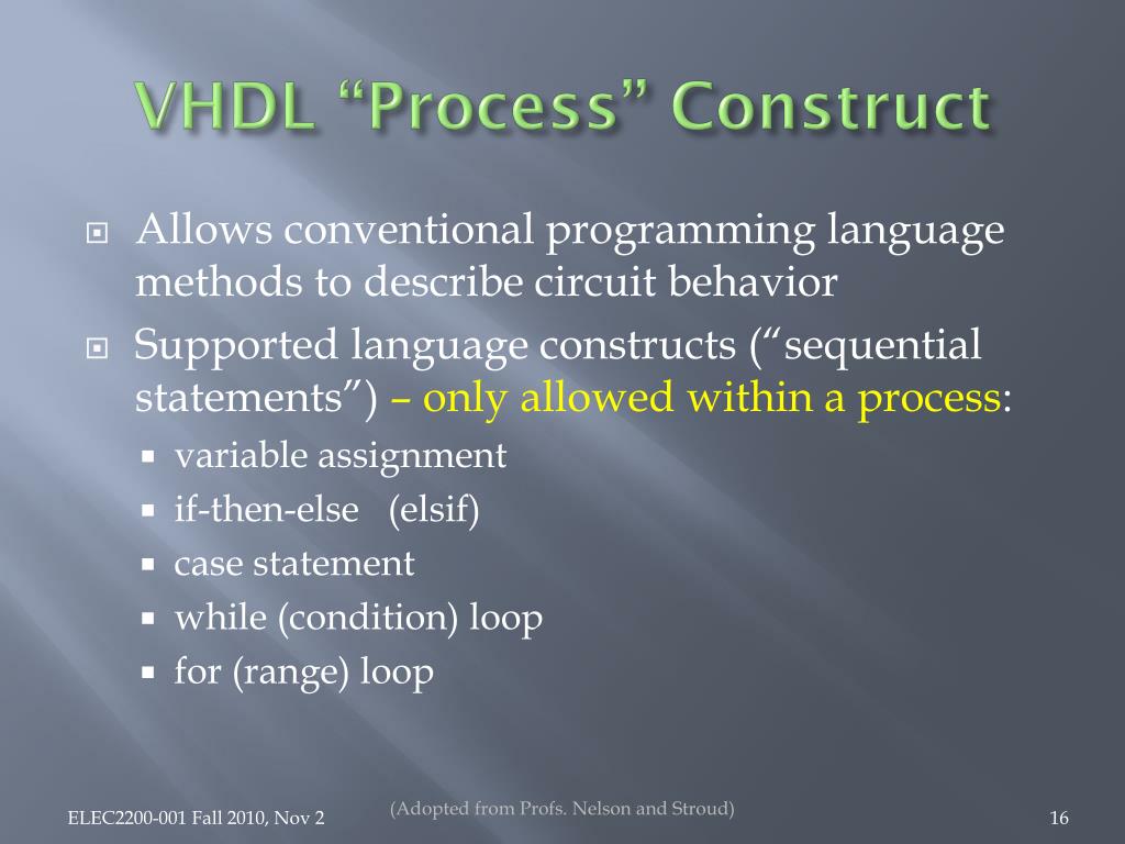 PPT - Introduction to VHDL PowerPoint Presentation, free download - ID ...
