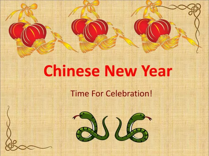 chinese new year presentation