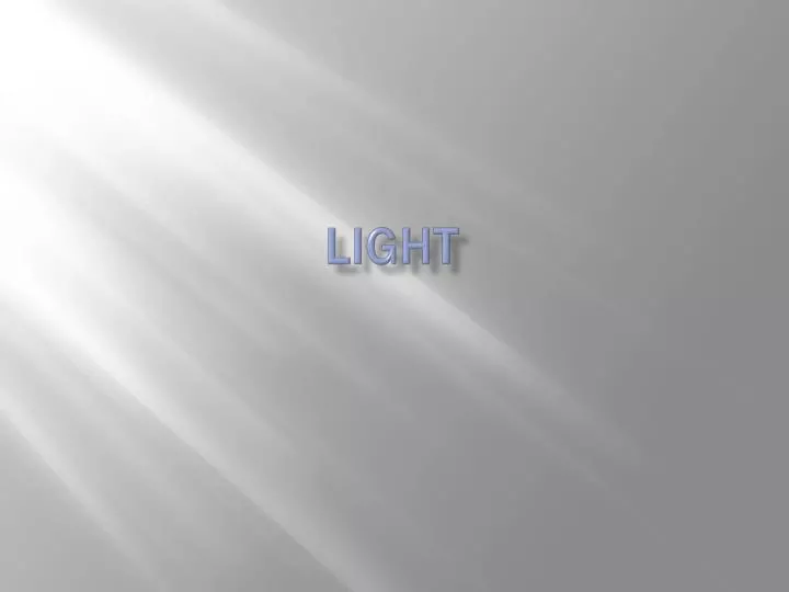 light n.