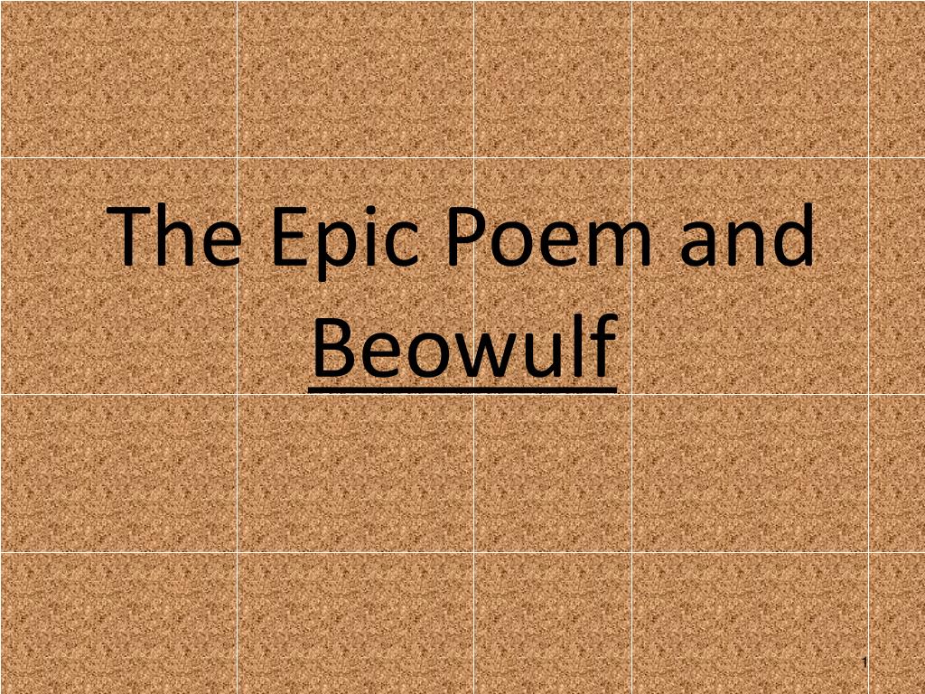 how is beowulf an epic poem
