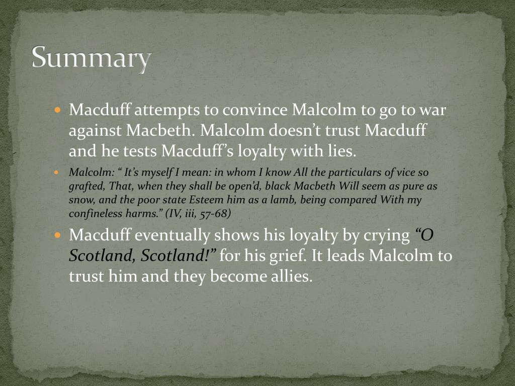 macbeth summary