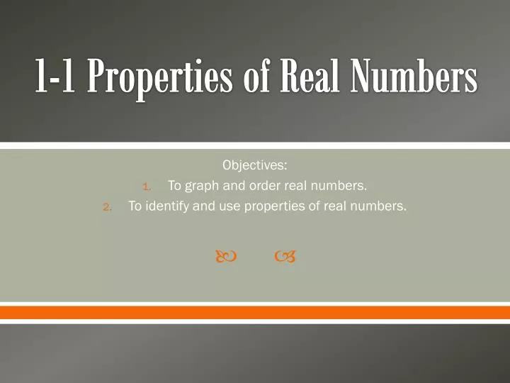 PPT - 1-1 Properties of Real Numbers PowerPoint Presentation, free ...