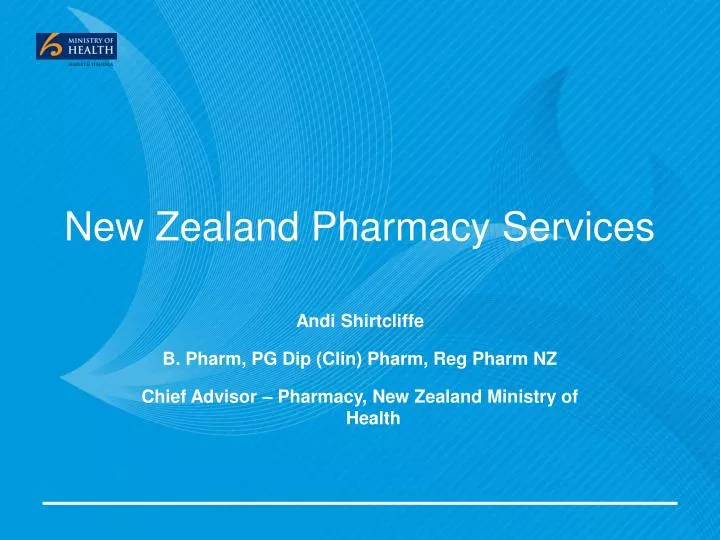 PPT New Zealand Pharmacy Services PowerPoint Presentation, free