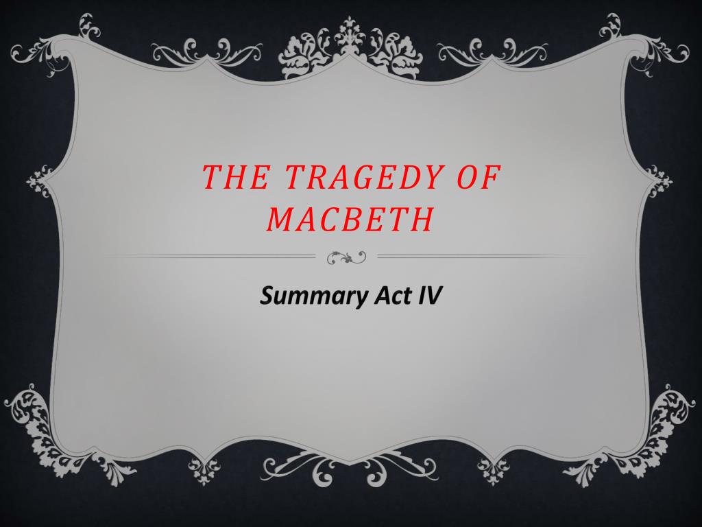 the tragedy of macbeth literary analysis