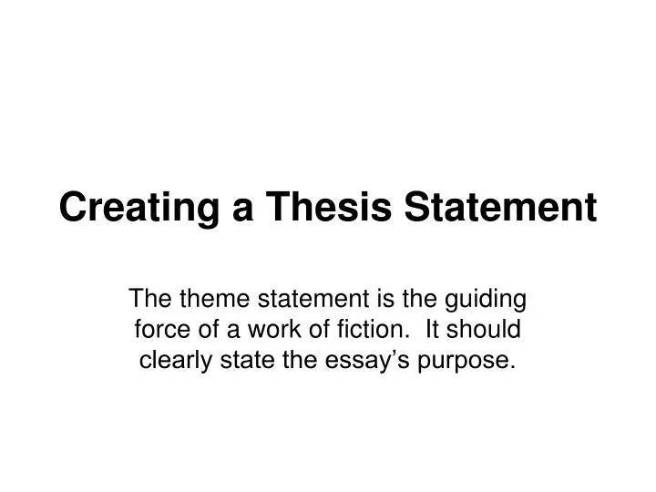 Rephrase thesis statement generator image
