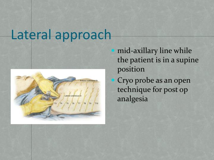 PPT - Intercostal nerve block PowerPoint Presentation - ID:2050204