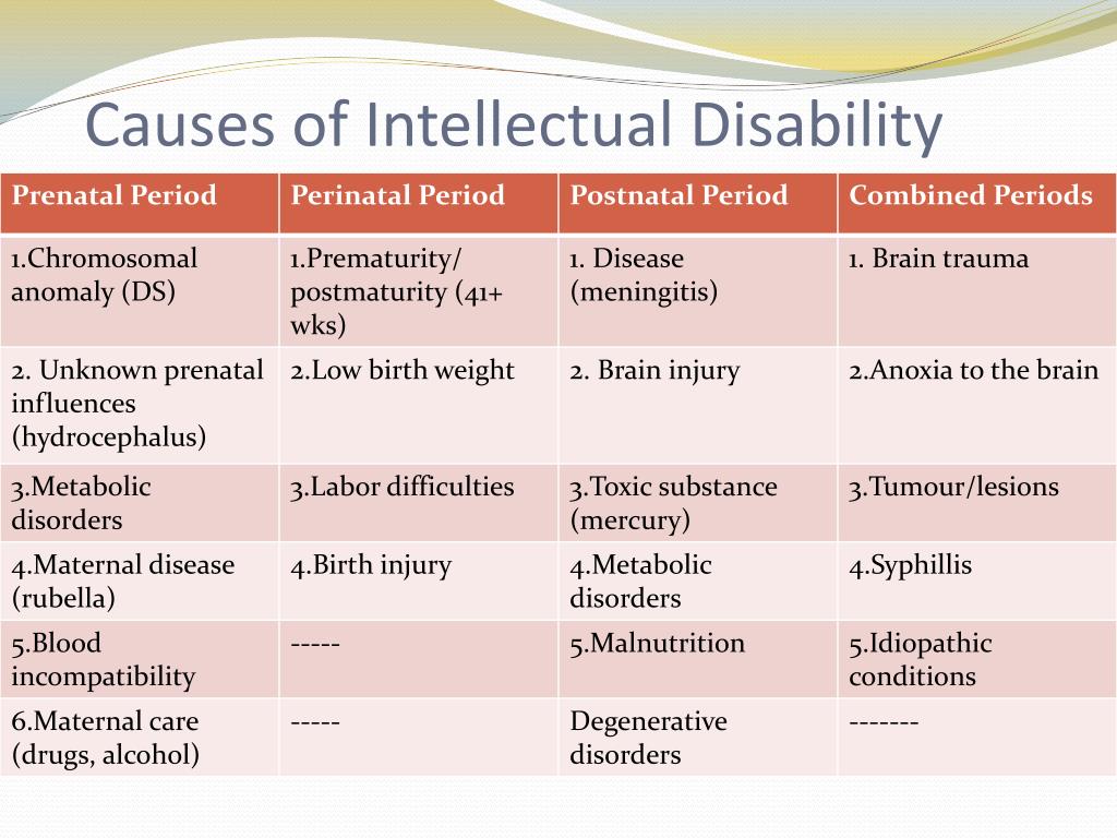 powerpoint presentation on intellectual disability