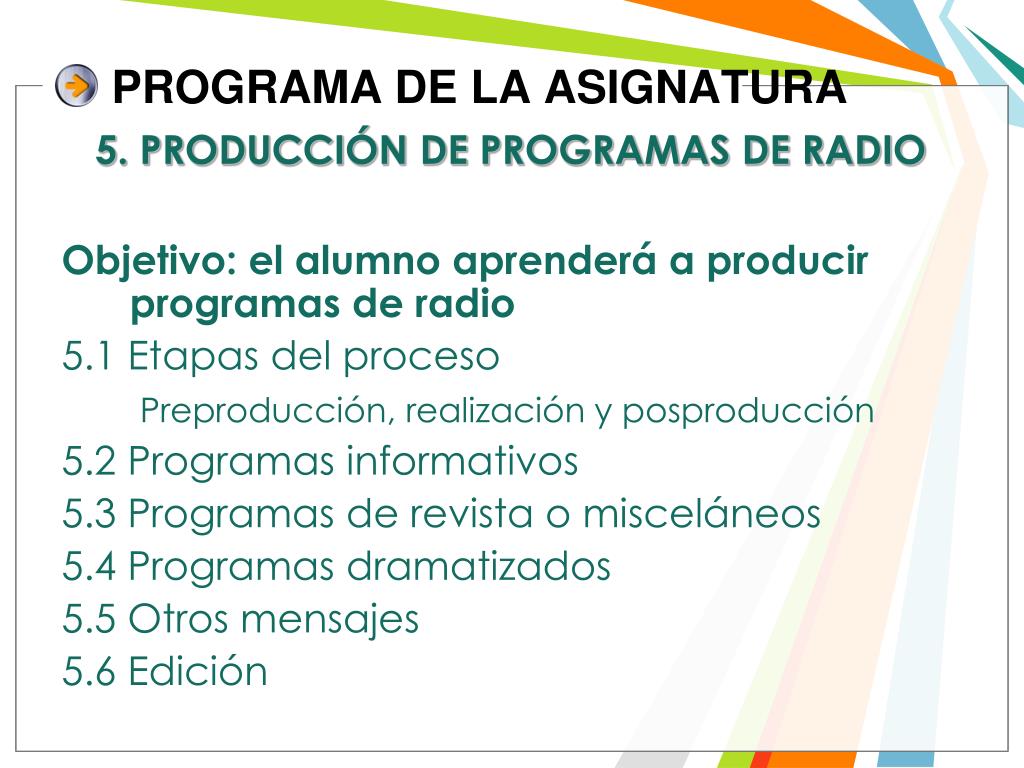 PPT - Producción Radiofónica PowerPoint Presentation, free download
