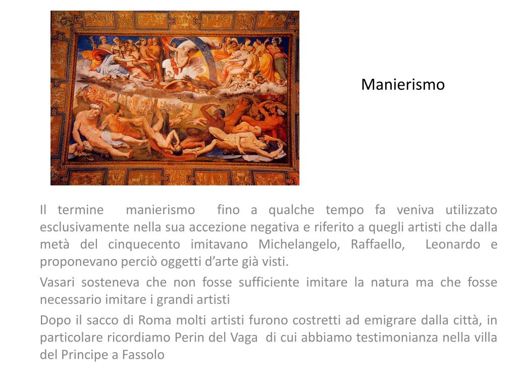 PPT - Manierismo PowerPoint Presentation, free download - ID:2051643