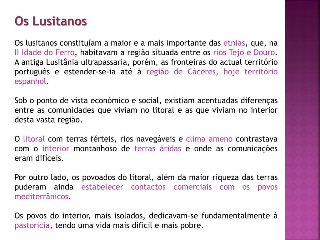 PPT - História de Portugal Aula n.º 4 Os Lusitanos A Romanização ...