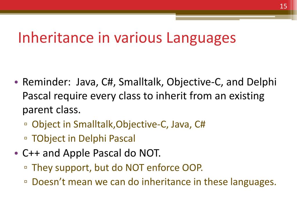 PPT - Inheritance PowerPoint Presentation, free download - ID:2052651