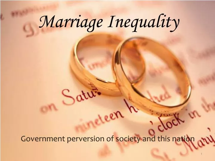 gender inequality marriage essay