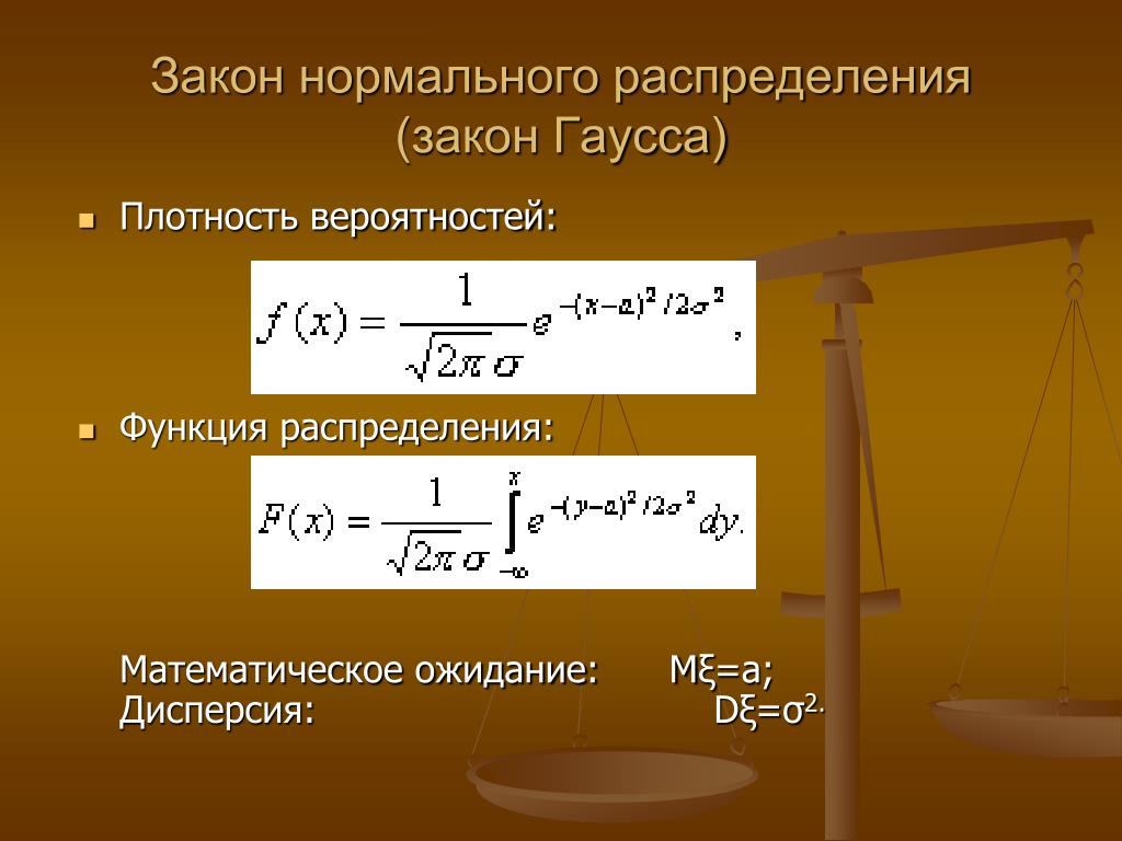 Нормальный закон гаусса. Функция распределения Гаусса. Плотность распределения вероятностей формула. Формула плотности вероятности нормального распределения. Плотность нормального распределения формула.