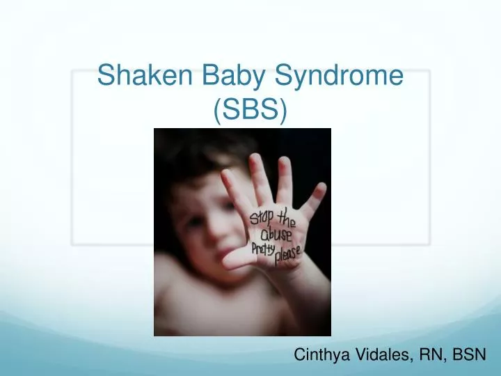 shaken baby syndrome sbs n.