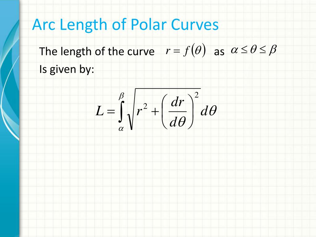 Ppt Area And Arc Length In Polar Coordinates Powerpoint Presentation Id 2055328