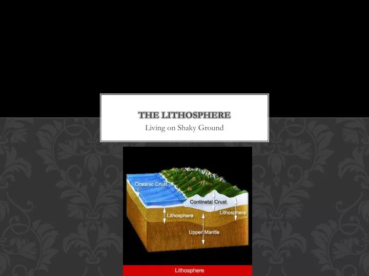 the lithosphere n.