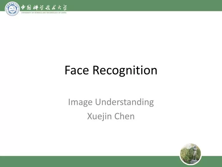 face recognition n.