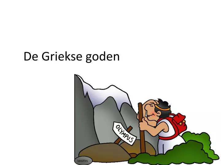 Goede PPT - De Griekse goden PowerPoint Presentation, free download - ID KI-04