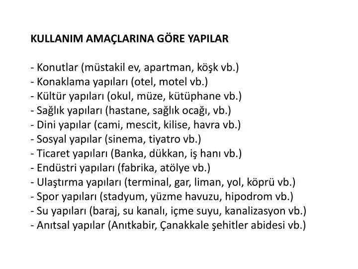 PPT - yap%C4%B1n%C4%B1n kullan%C4%B1m amac%C4%B1 PowerPoint ...