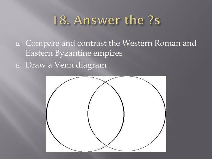 ppt byzantine powerpoint presentation id 2056359 roman and byzantine empire venn diagram