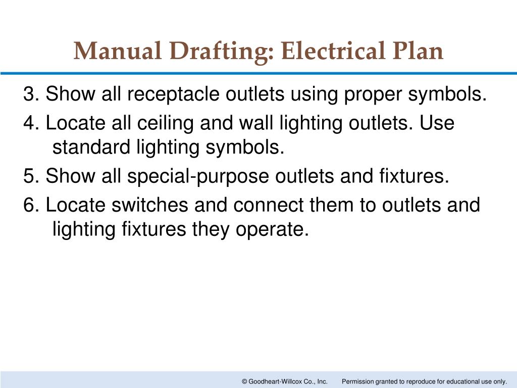 Ppt Electrical Plans Powerpoint Presentation Free