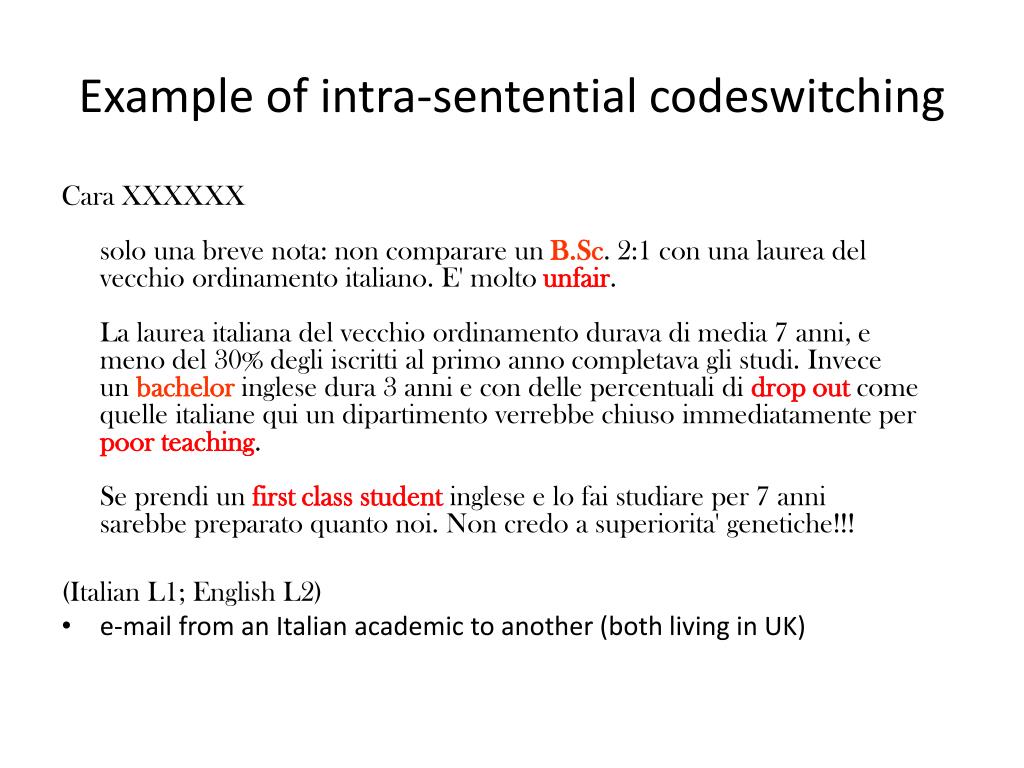 PPT - The teacher’s codeswitching and the learner’s strategic response ...