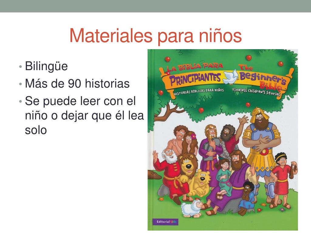 La Biblia para Principiantes: Historias Biblicas para niños, Bilingua…