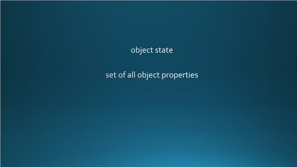 Object State Panel PPT - Lecture 8 PowerPoint Presentation, free download - ID:2058688