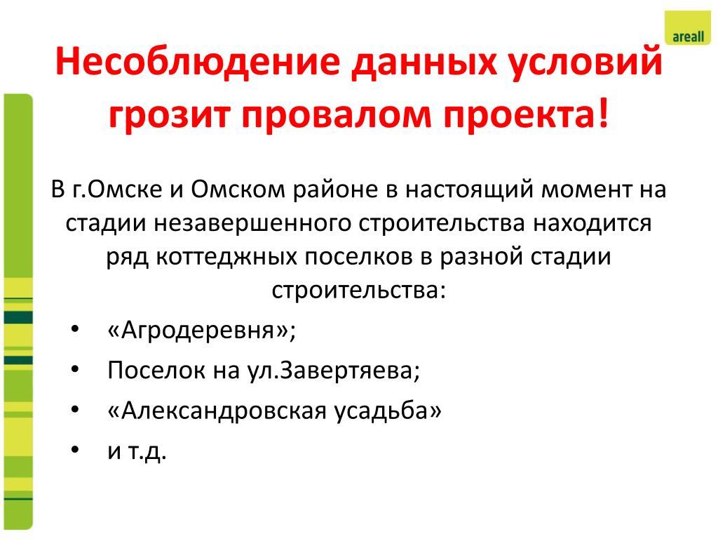 Провала проекта Провала проекта