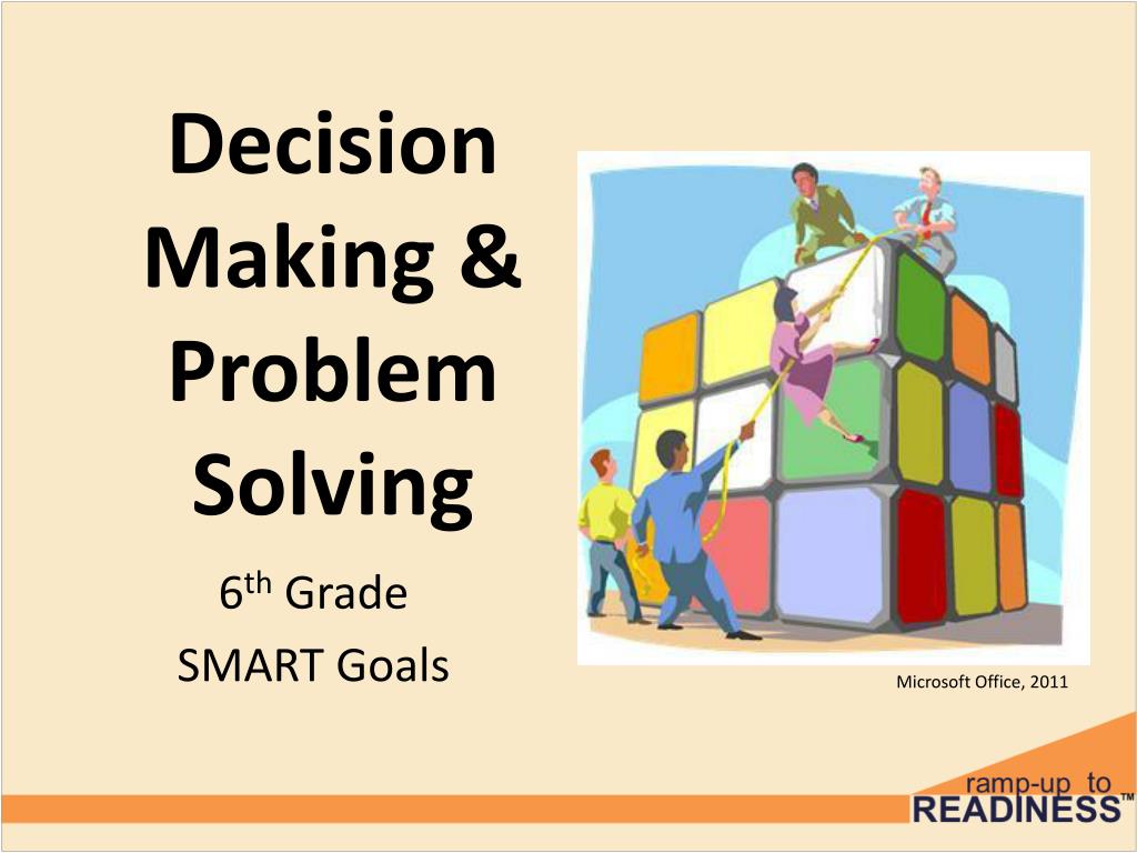 problem solving & decision making for appraisal