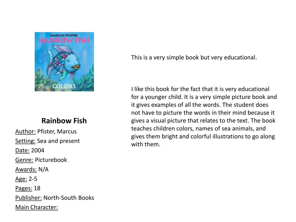 PPT - Rainbow Fish PowerPoint Presentation, free download - ID:2060096