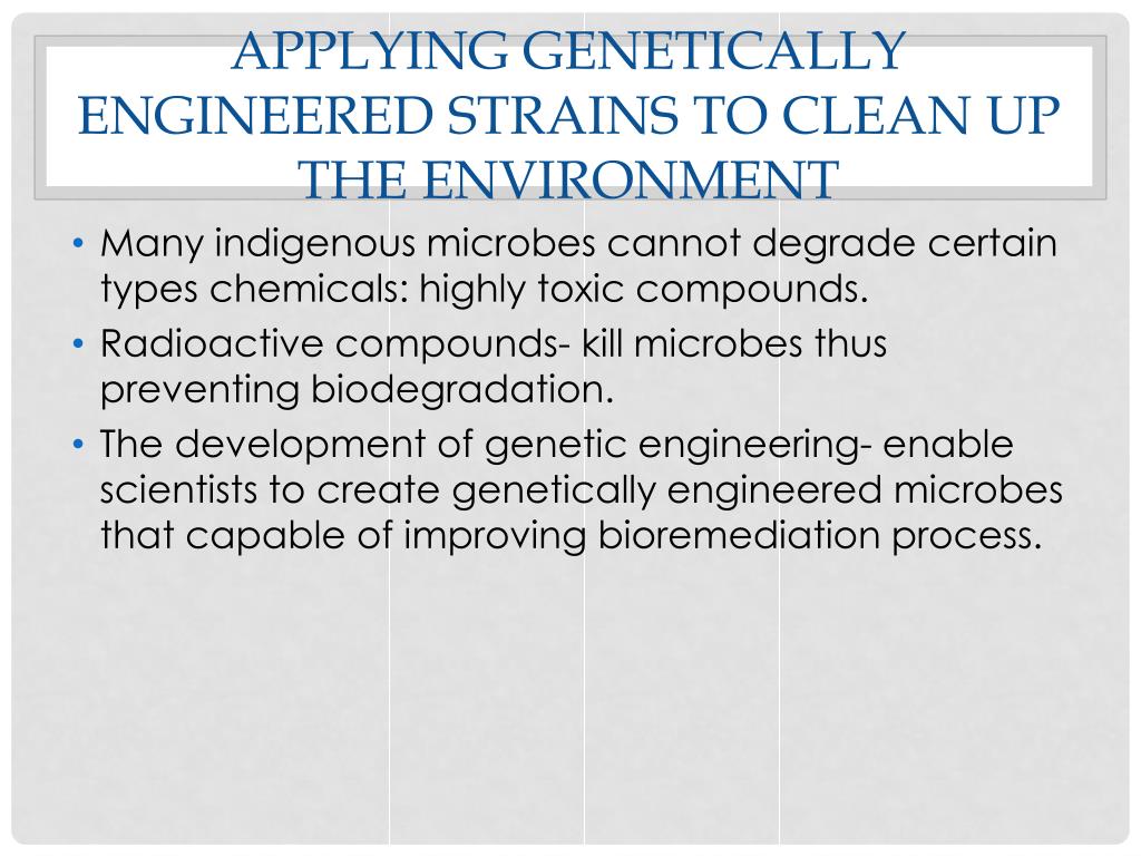 PPT BIOTECHNOLOGY AND ENVIRONMENT PowerPoint Presentation, free