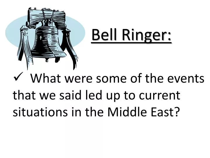 PPT Bell Ringer PowerPoint Presentation, free download ID2060747