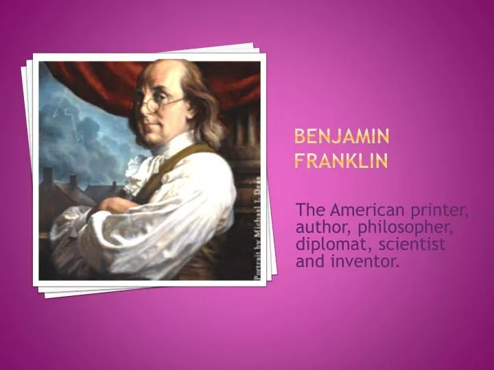PPT Benjamin Franklin PowerPoint Presentation, free