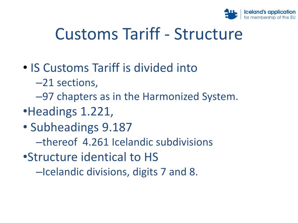 PPT Customs Tariff PowerPoint Presentation, free download ID2061079