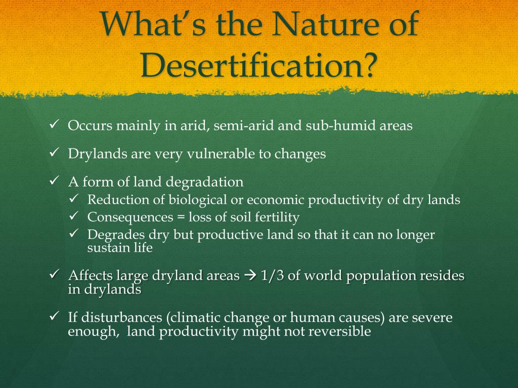 Ppt Desertification Powerpoint Presentation Free Download Id2061140