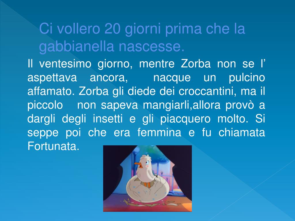 PPT - Storia di una gabbianella e del gatto PowerPoint Presentation, free  download - ID:2061238